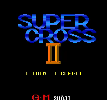 Super Cross 2 (Japan) screen shot title